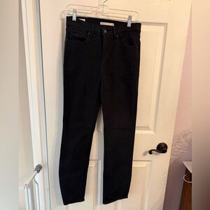 Levi’s 724 Black Denim Jeans 28